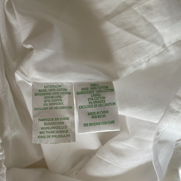 LILLY PULITZER White Crochet Mini Dress - Size 0 - Beautiful Condition! - Picture 7 of 7